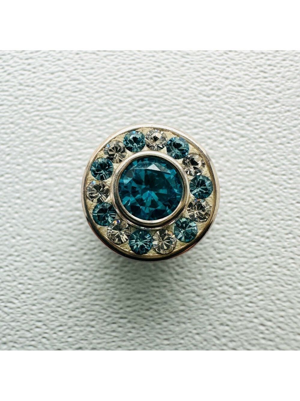 Kameleon Jewel Pop Sterling Aqua Burst CZ Swarovski Pop Crystal KJP330 NEW